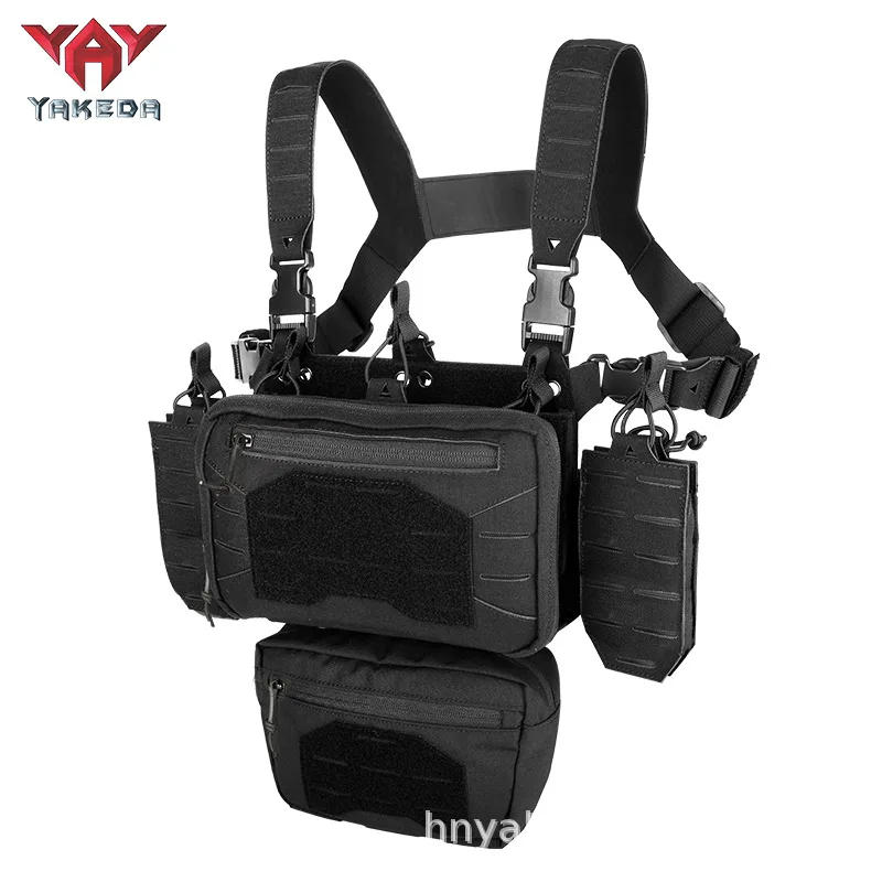 Yakeda Tactical Chest Hanging Outdoor Multi-functional Breathable Lightweight Equipment Tactical Vest Wear-resistant Sling