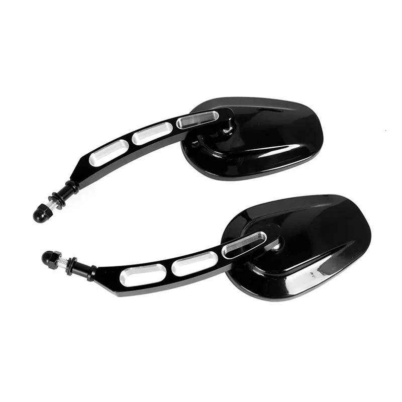 

A51K-8MM Adjustable Motorcycle Wide View Rearview Mirror For Road King Touring Sportster XL883 1200Fatboy Dyna Softail