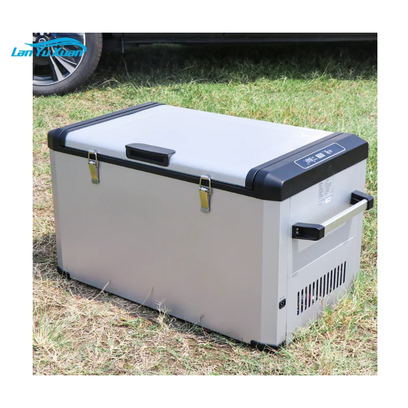 

60L Large Capacity Car Refrigerator Compress Dual Zone Portable Electric Compressor Car Cooler Fridge Portable Car Fridge Feezer