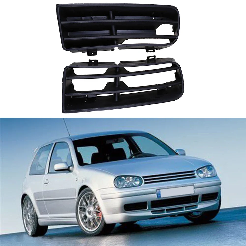 

Пара решеток без отверстий, левый и правый нижний бампер для VW Golf MK4 1998-2004 гг.