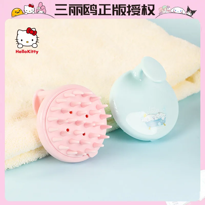 

Sanrio Friend Sanrio Cinnamoroll My Melody Hair Shampoo Brush Soft Silicone Scalp Massager Shampoo Hair Brush Hair Comb Gift