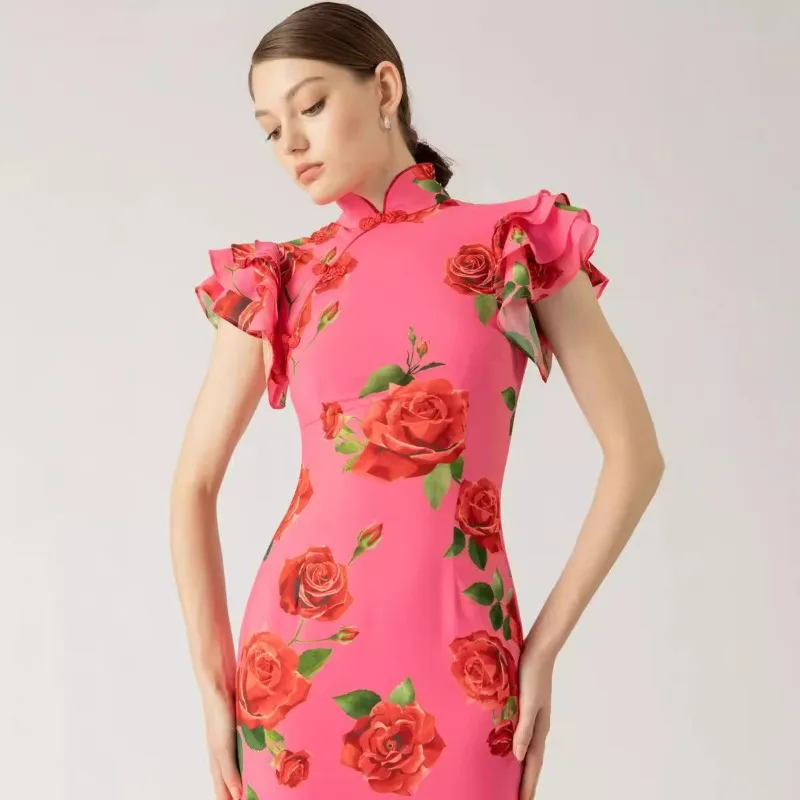 new-sleeveless-casual-printed-dress-european-american-women-clothing-new-chinese-style-cheongsam-fashion-slimming-women-clothing