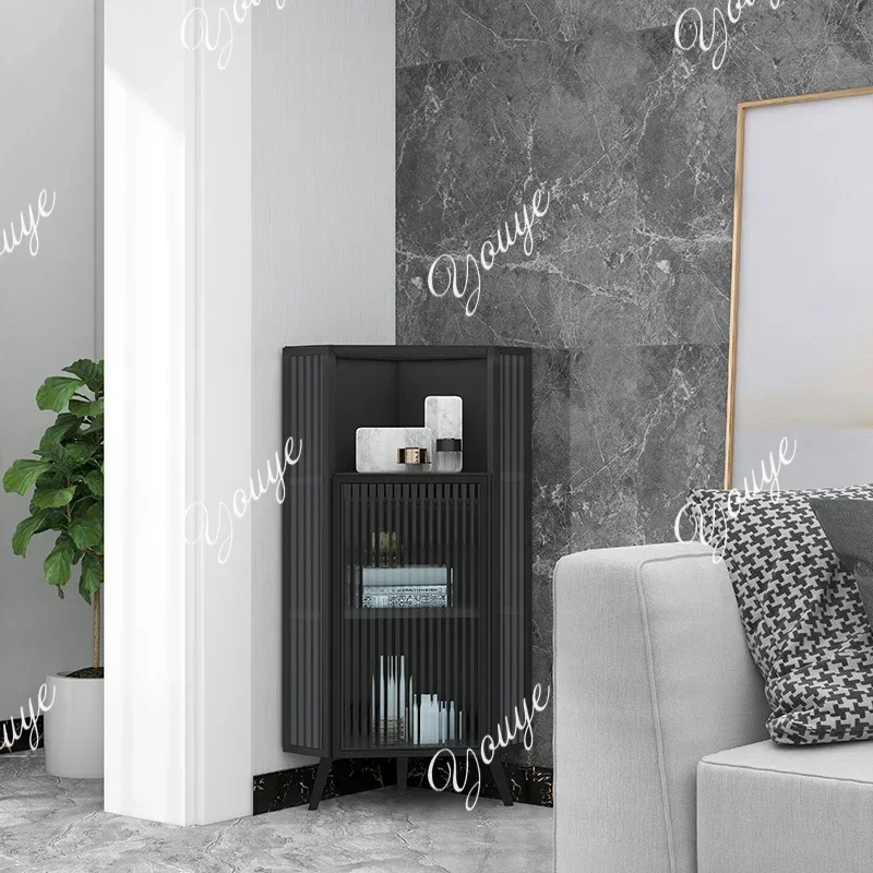 99 Simple Modern Changhong Glass Living Room Corner Cabinet Corner Triangle Corner Shelf Dining Room Bedroom Edge Cabinet X