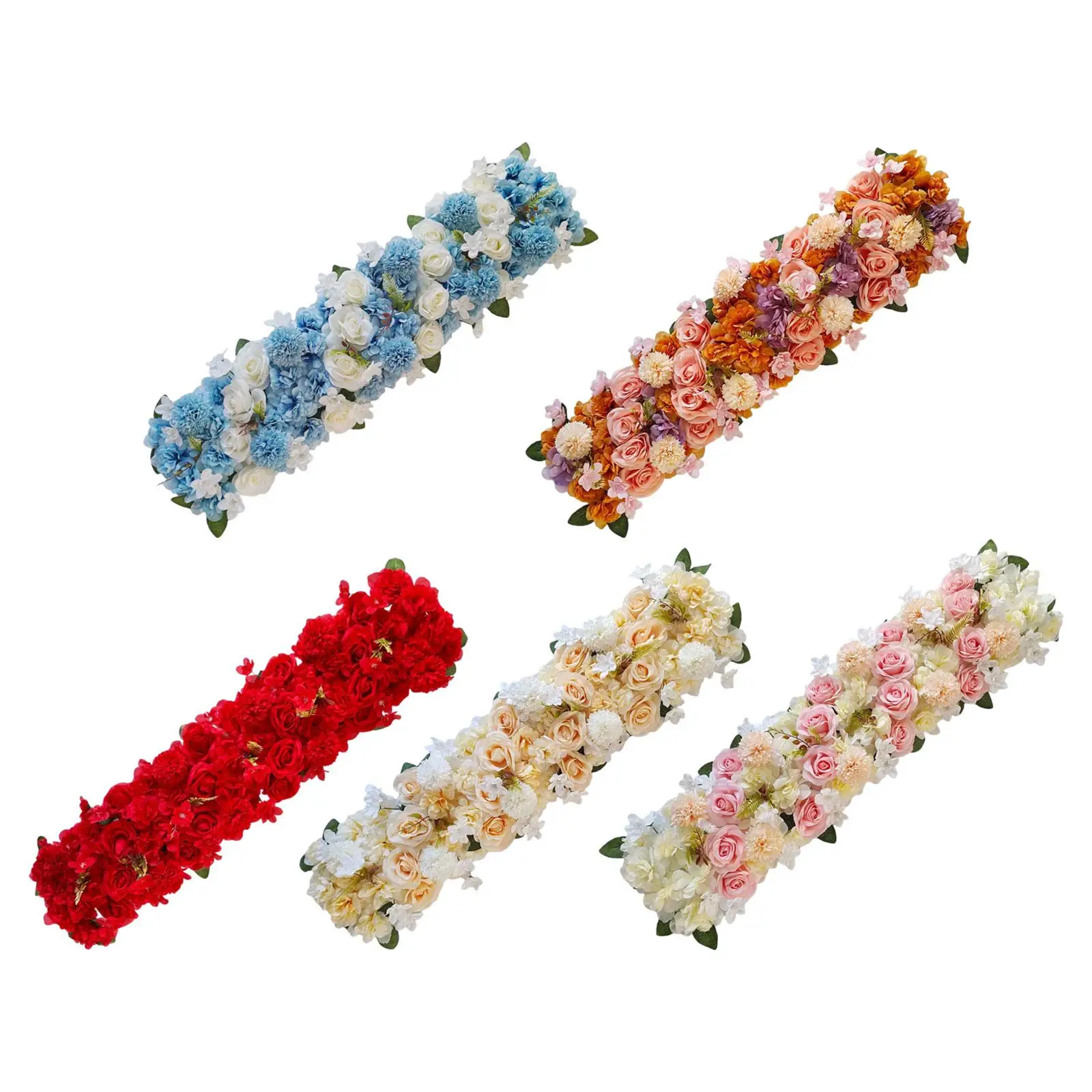 

Arch Flower Panel Multipurpose Table Centerpieces Realistic Floral Panel Photo Background for Wedding Ceremony Home Party Event