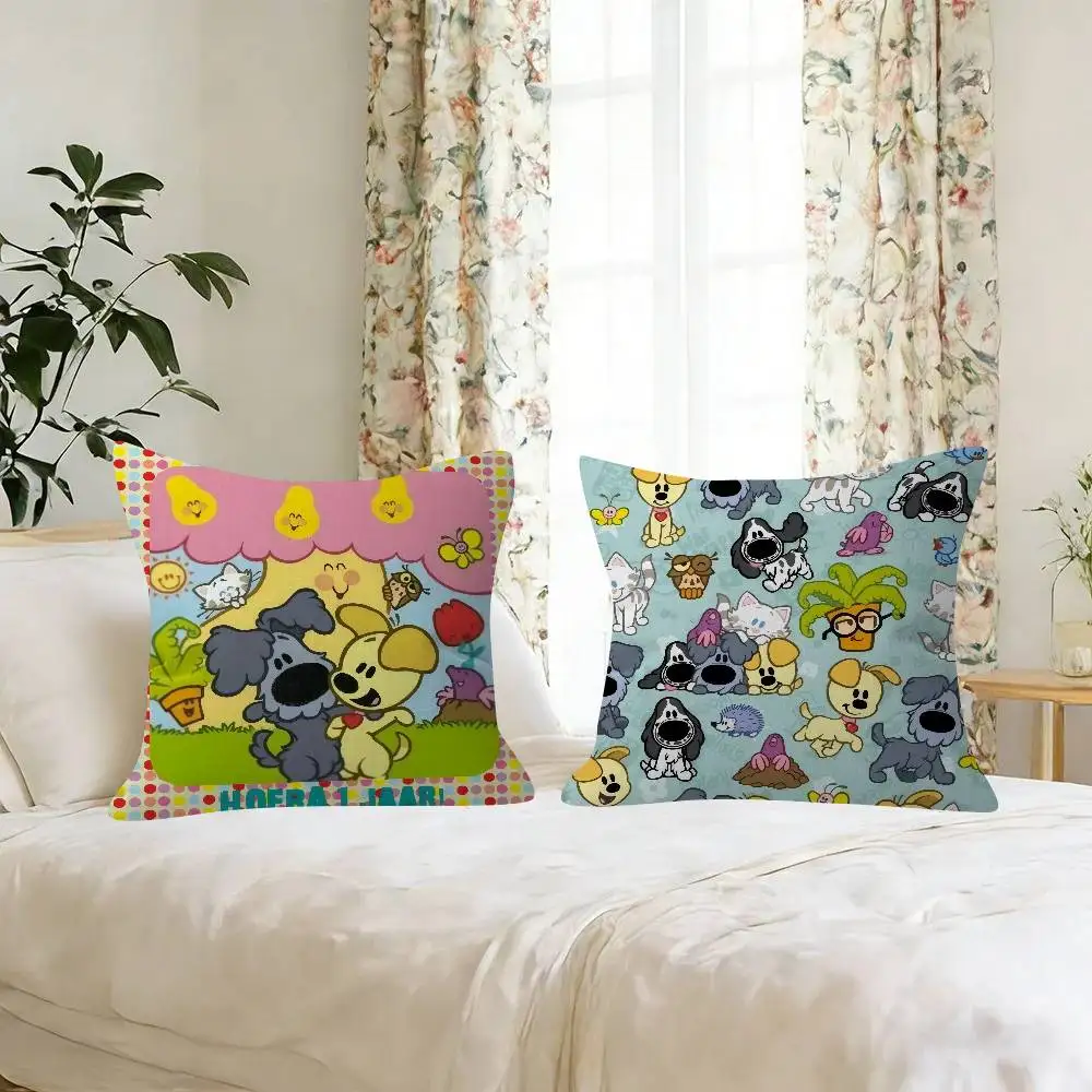 Cartoon W-Woezel And Pip-S    Personalized Pillow Dust Cover Bedroom Kids Party Decoration Pillowcase Birthday Children Gift