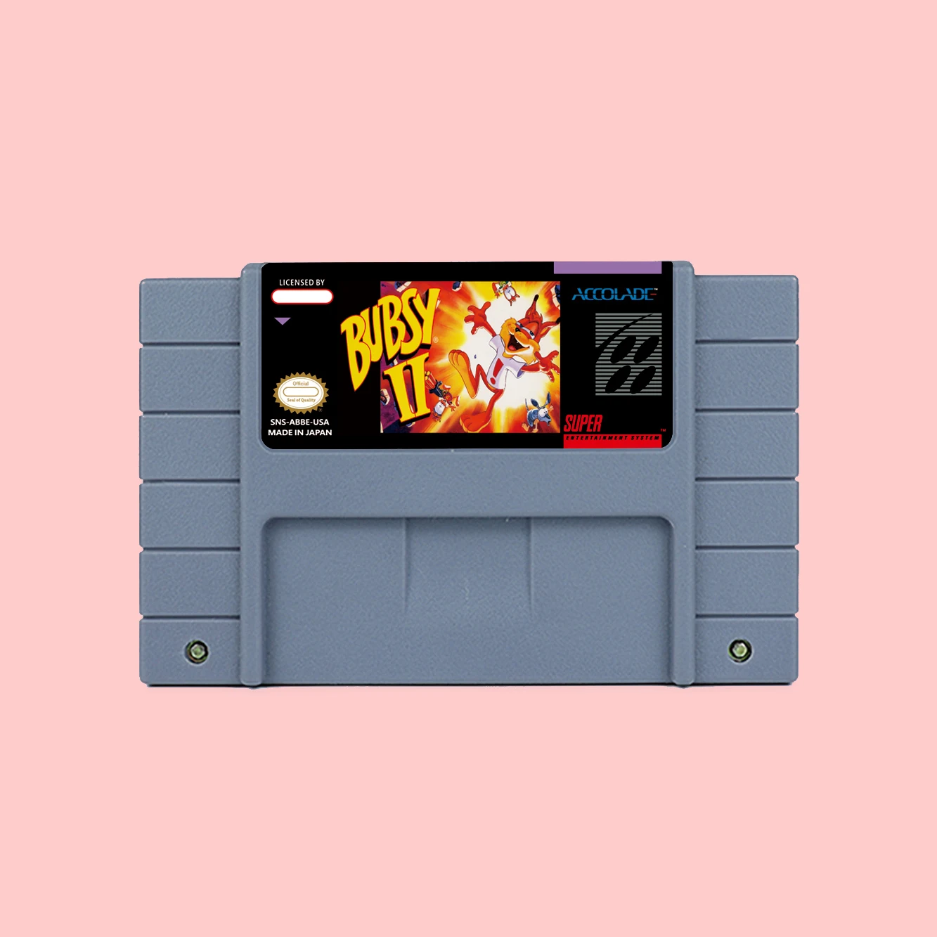 Bubsy II Action Game Cartridge For SNES 16bit NTSC USA PAL EUR Game Consoles Card