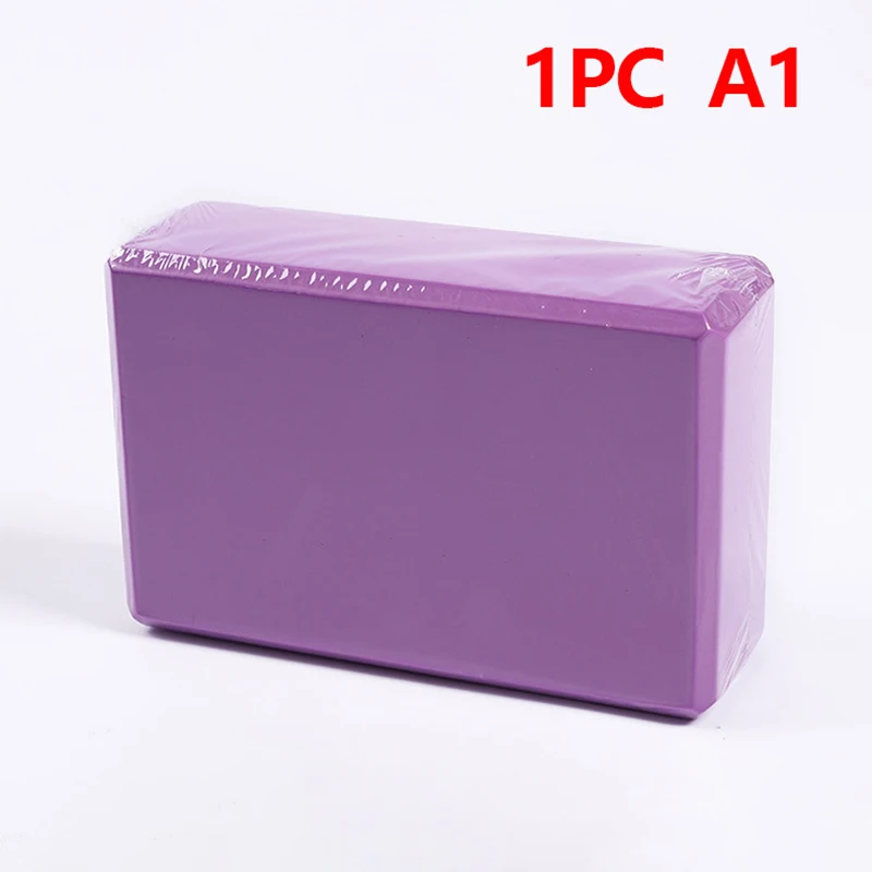 1Pc EVA Gym Blocks Foam Brick Training Exercise Fitness Set Tool Yoga Bolster Pillow Cushion Stretching Body Shaping Yoga Blocks