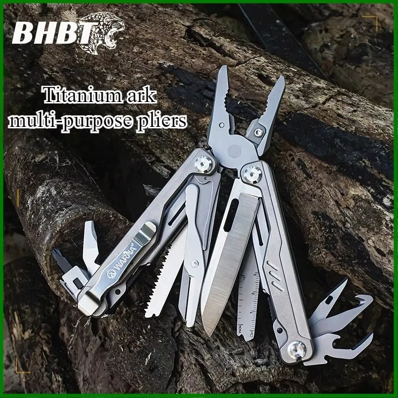 BHBT Ark Titanium Alloy Multifunctional Pliers CNC Precision Carving Emergency Tool for Outdoor Home Maintenance