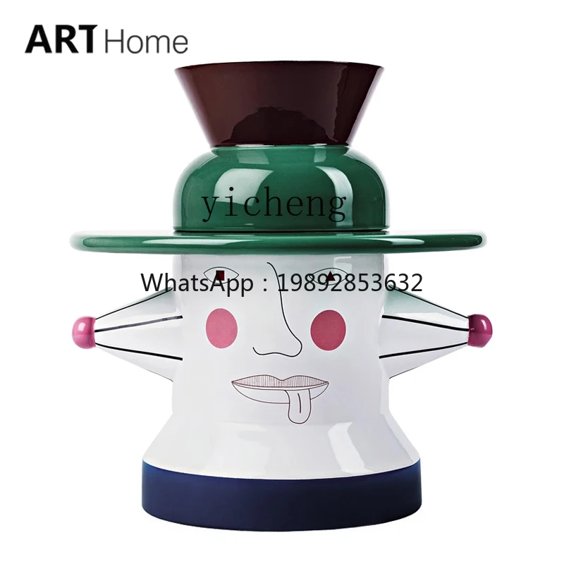 Home Decoration Ornament Modern Simple Creative Portrait Abstract Ceramic Ornament