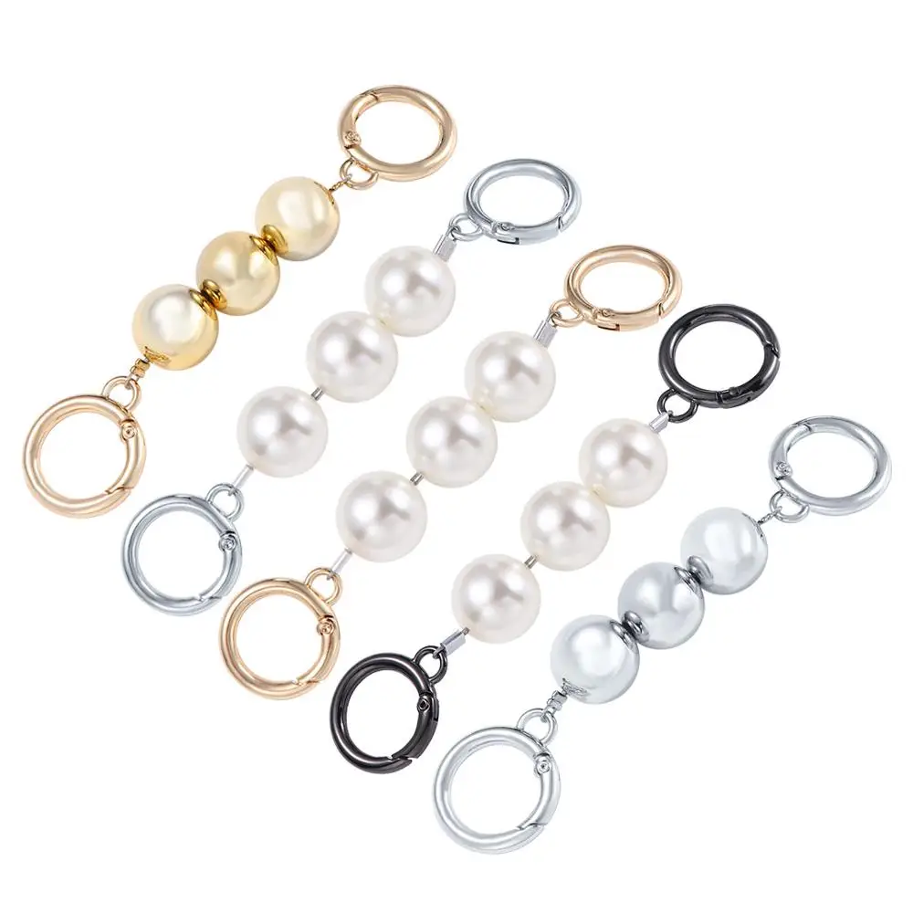 Bag Accessory Artificial Pearl Multifunction Detachable Bag Strap Extender Bag Belt Purse Extension Chain Handbag Handles
