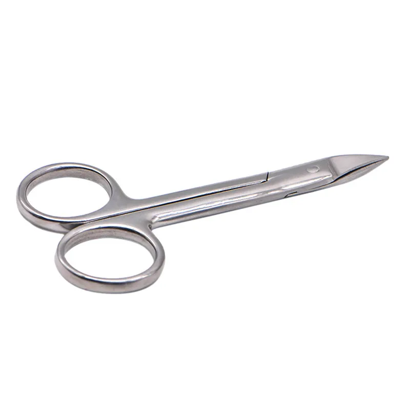 Dental Crown Scissors Stainless Steel Tissue Scissor Tool Straight Curved Head Medical Surgical Instrument