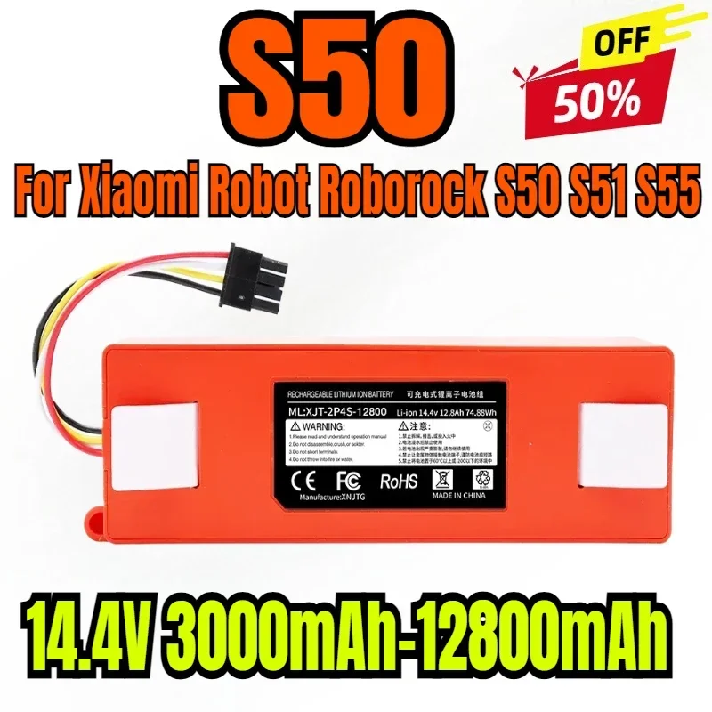 

Genuine Robotic Vacuum cleaner Replacement Battery for Xiaomi Robot Roborock S50 S51 S55 Accessory Spare Parts li-ion battery