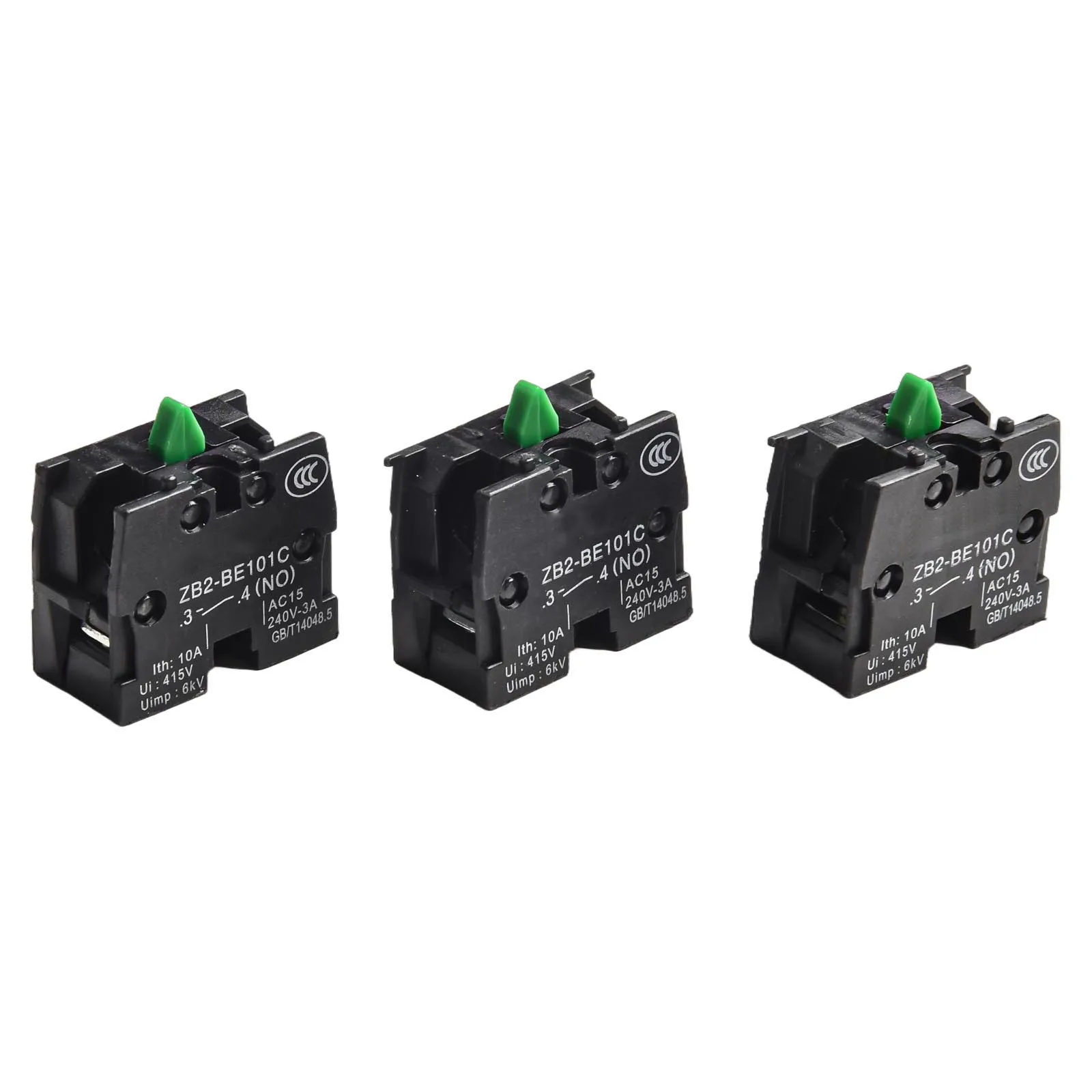 10A 600V ZB2BE101C(NO) Push Button Joystick Switch Strong Resistance Brass Terminal Stable Performance 10A 600V