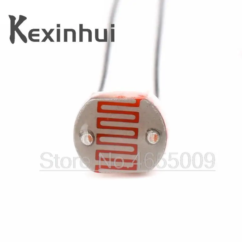 100PCS LDR Photo Light Sensitive Resistor Photoelectric Photoresistor 5528 GL5528 5537 5506 5516 5539 5549 For Arduino