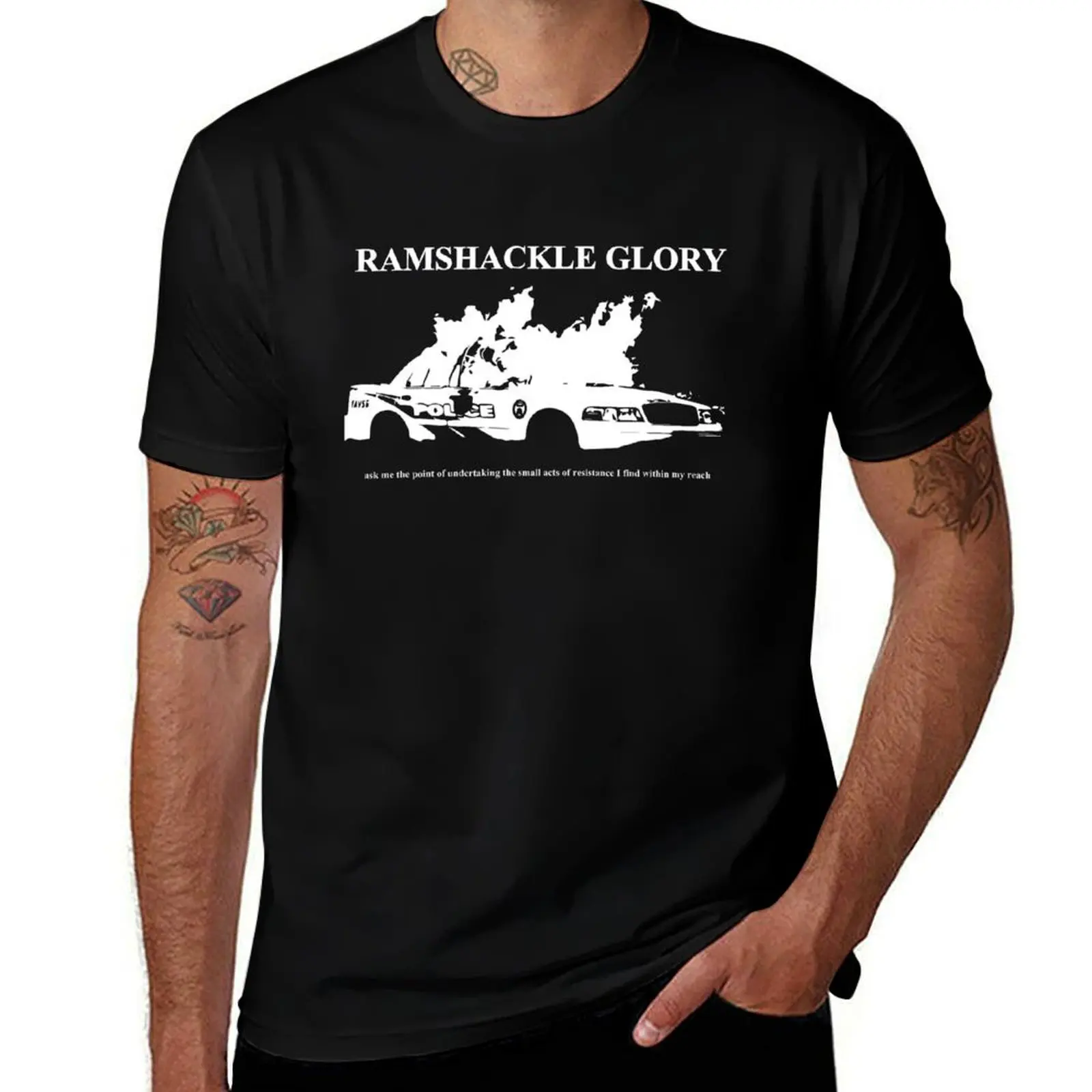 

Ramshackle glory police car T-Shirt customizeds for a boy tshirts personalised mens white t shirts