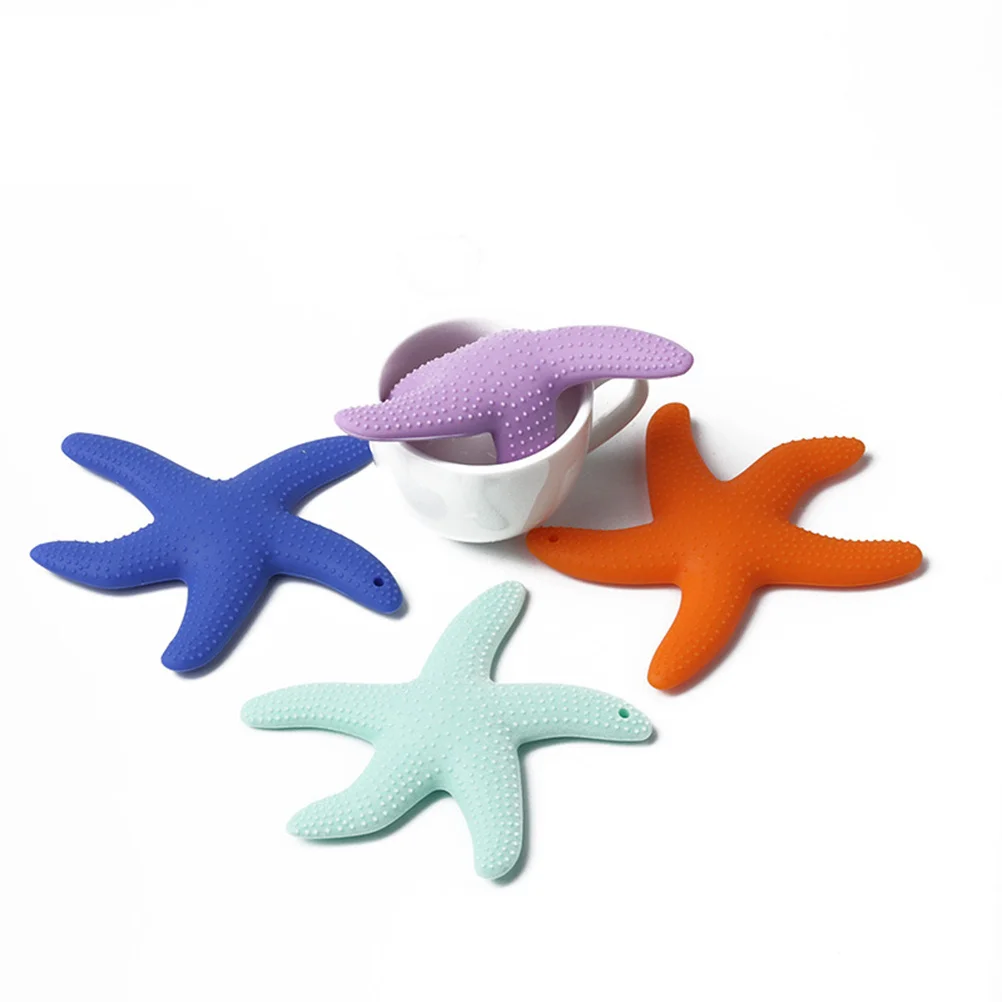 

Silicone Baby Teether Medical Grade Bpa-Free Soothing Teething Cartoon Chew For Infant Dishwasher Safe