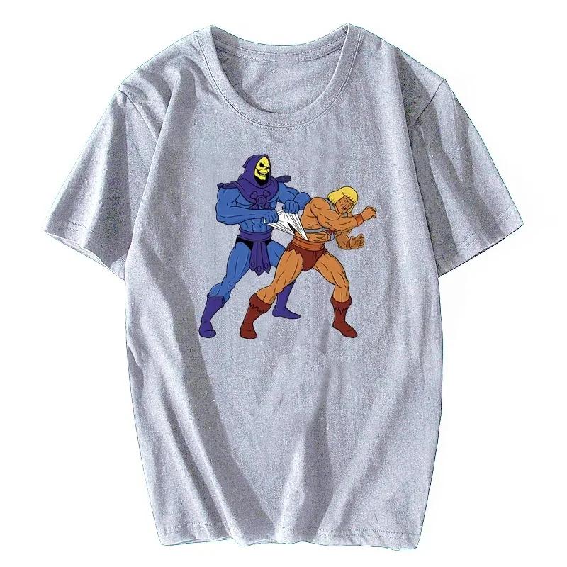 Masters Of The Universe T Shirt He-Man Skeletor Super Hero Movies Tshirt Men Short Sleeve Wedgie Funny Men Cotton T-Shirt