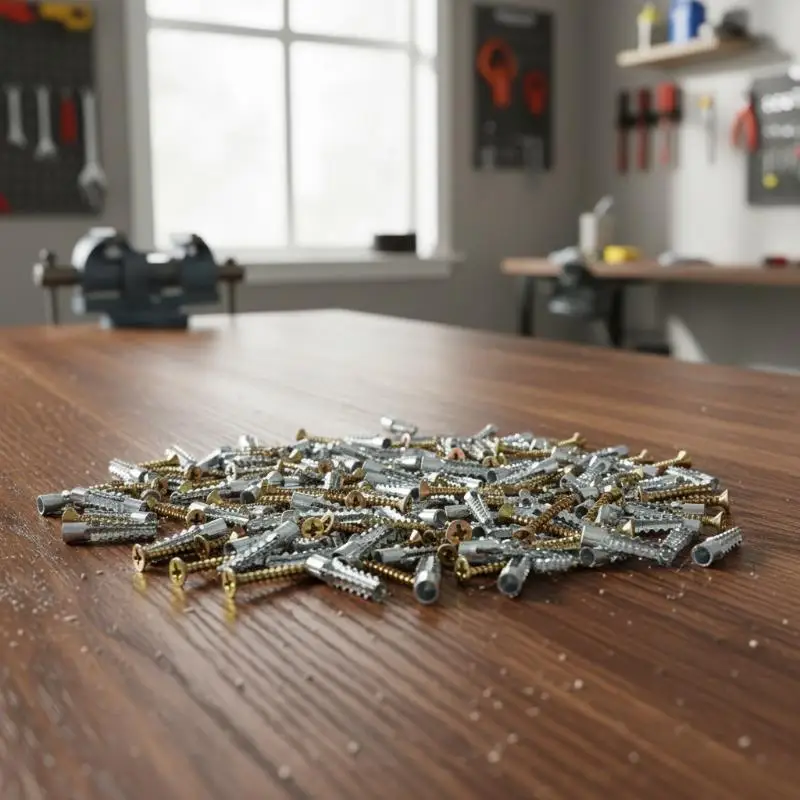 100Set 6/8mm Wall Anchors And Screws Set Metal Expansion Plug And Self Tapping Screws Kit For Concrete Drywall Mounting