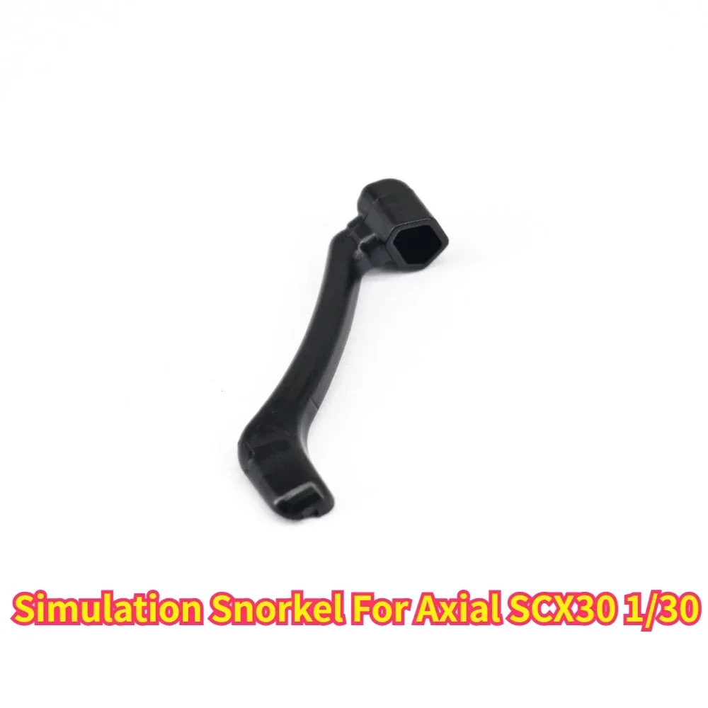 Safari Simulation Snorkel For Axial SCX30 1/30 RC Crawler Injection Molde Non 3D Printed Custom Size Offroad Upgrade Spare Parts