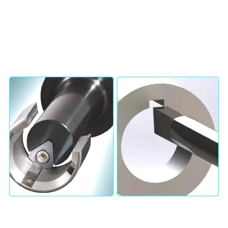 Imagem -05 - Cnc Usinagem Centro Slotting Tool Holder Keyway Gear Shaper Posicionamento Groove Broach Tool Inserts