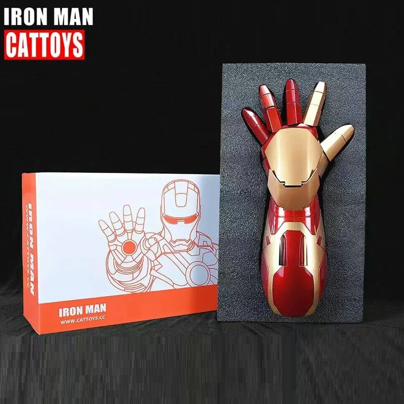 

Mk43 Avengers Iron Man Arc Fx Wrist Armor Gauntlet 1:1 Armor Wearable Arm Helmet Gloves Cos Model Figure For Man Gift