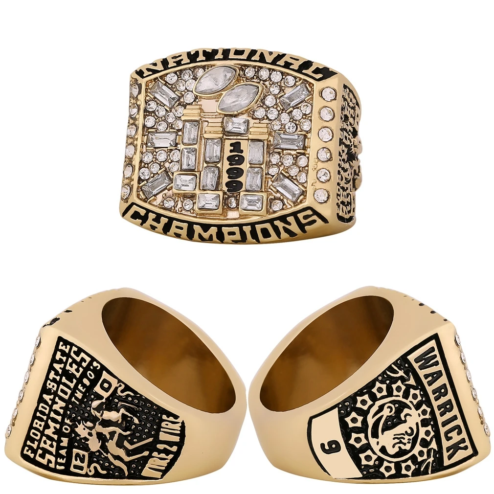 New Commemorative Ring Stainless Steel ring for boyfriend gift Champion accessories for College basketball fans gift