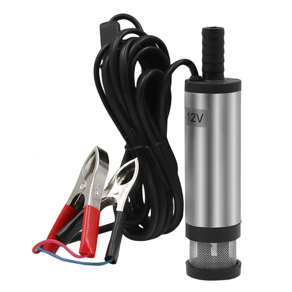 Pompa diesel DC 12V Mini estrattore acqua in acciaio inossidabile Estrattore olio Pompa carburante DC elettrica per tosaerba rimorchio camion automatico
