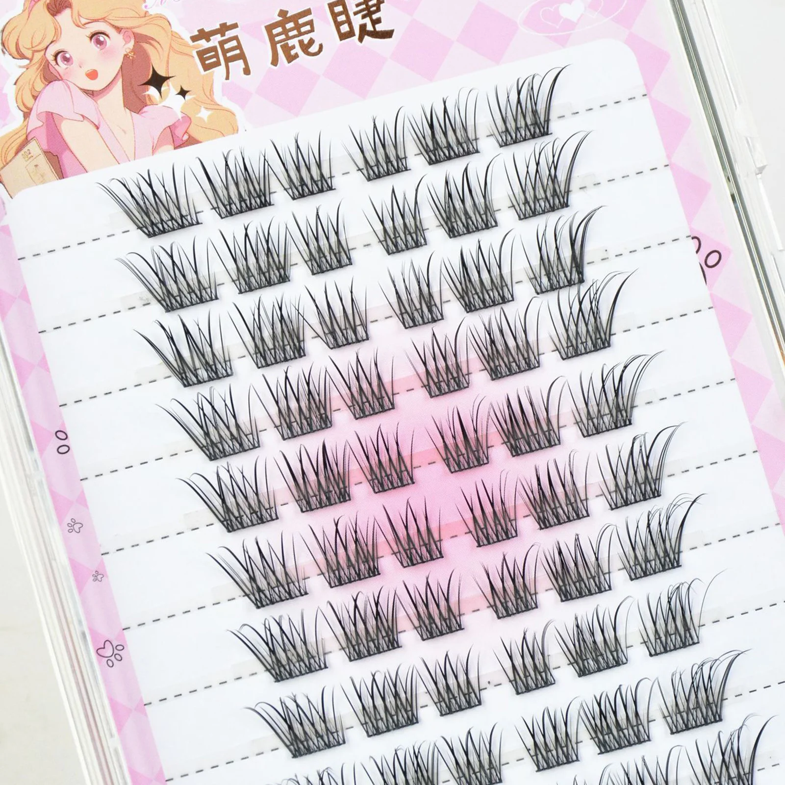 10 صفوف ثلاثية الأبعاد حية كثيفة رمش تمديد مجموعات رقيق الطبيعية تأثيري الثعالب نمط الرموش الصناعية للحياة اليومية أدوات ماكياج #2