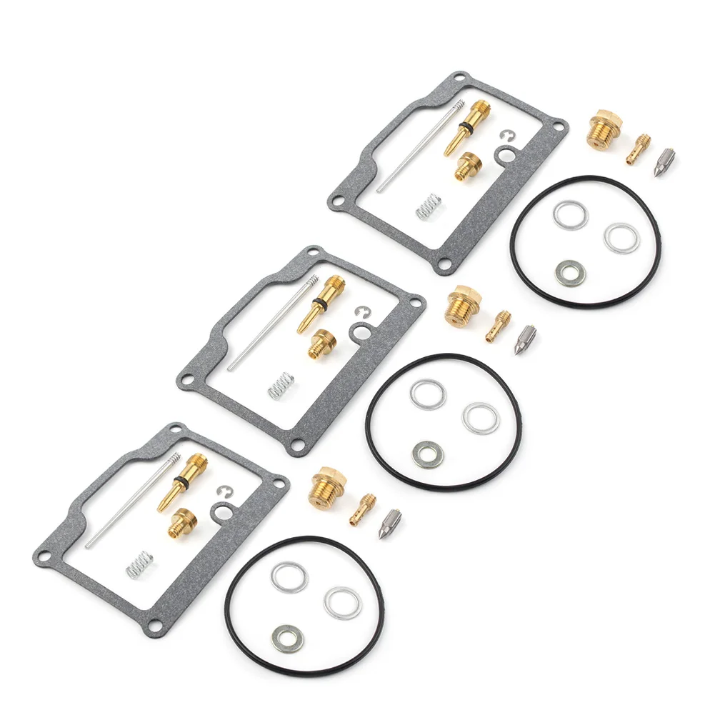 3 sets Motorcycle Carburetor Carb Rebuild Kits Repair Sets For Suzuki GT550 1974 1975 1976 1977