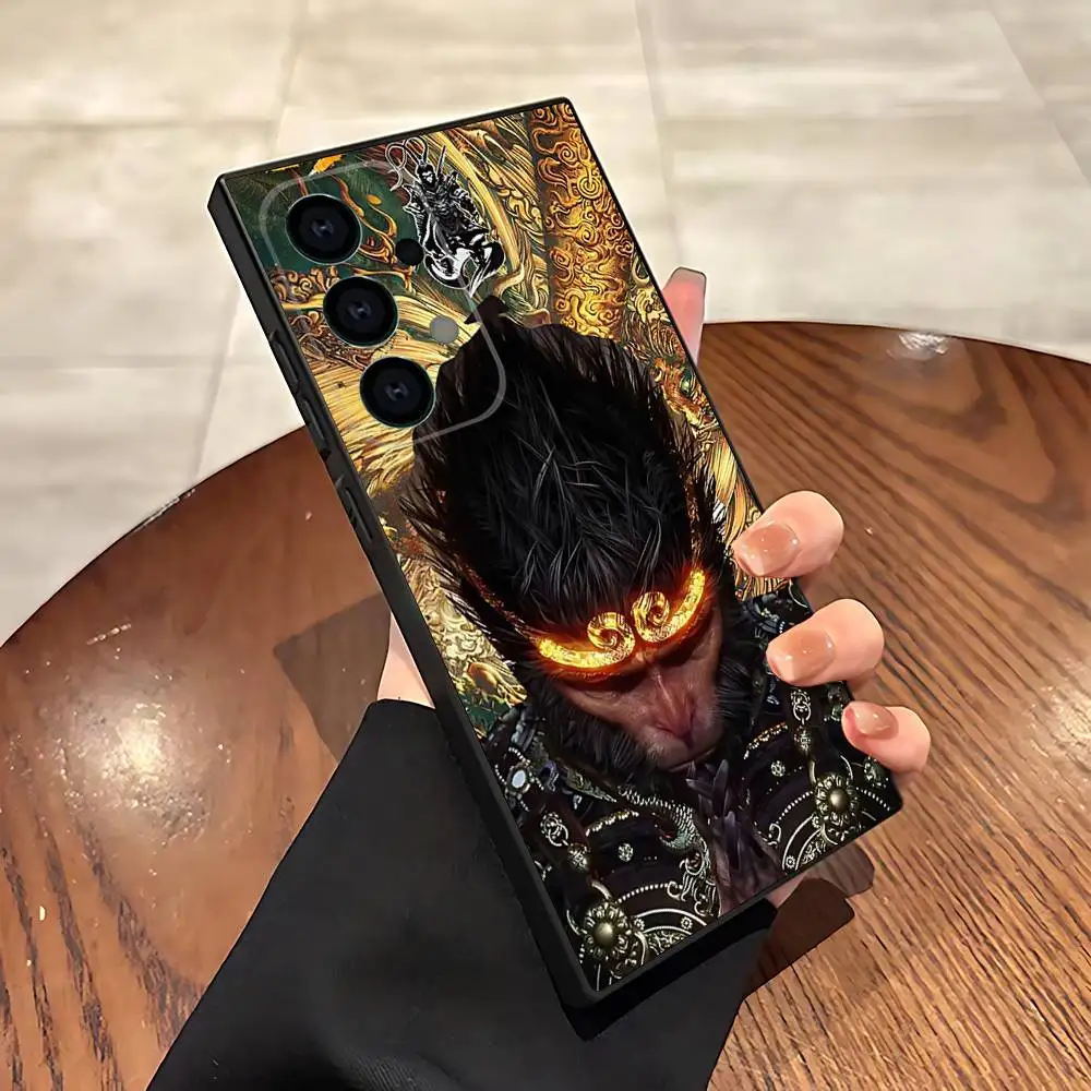 Game Black Myth W-Wukong Phone Case For Samsung S25,S24,S21,S22,S23,S30,Ultra,S20,Plus,Fe,Lite,5G Black Cover