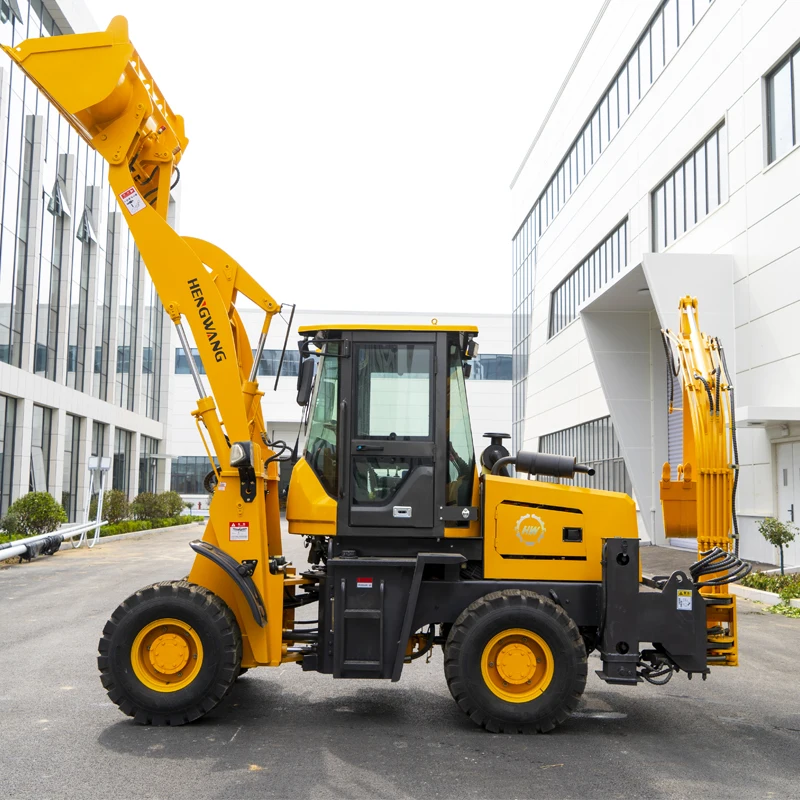 Heavy Duty Backhoe Excavator Loader 4WDHydraulic Loader 5ton Construction Machinery Factory Customization Mini Articulated