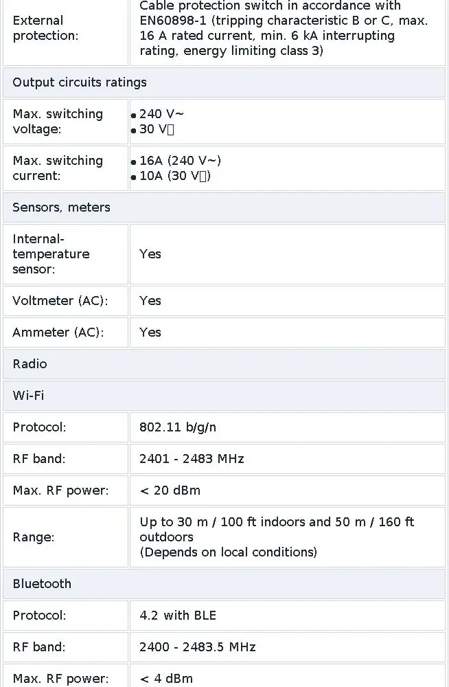 Shelly 1PM Gen3 Matter Smart Switch 16A with Power Metering Free Cloud Data Energy Optimization Analysis for Home Automation