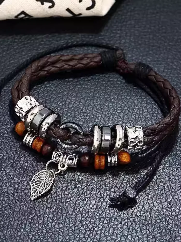 

Newly Launched Handmade Vintage Couple Floral Adjustable Bracelet Accessory For Women Gift