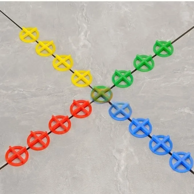 100 Pieces Tile Leveling System Clips Spacers Wedge for Floor Wall Tile Installation with Plastic Sizes 1 to 3mm