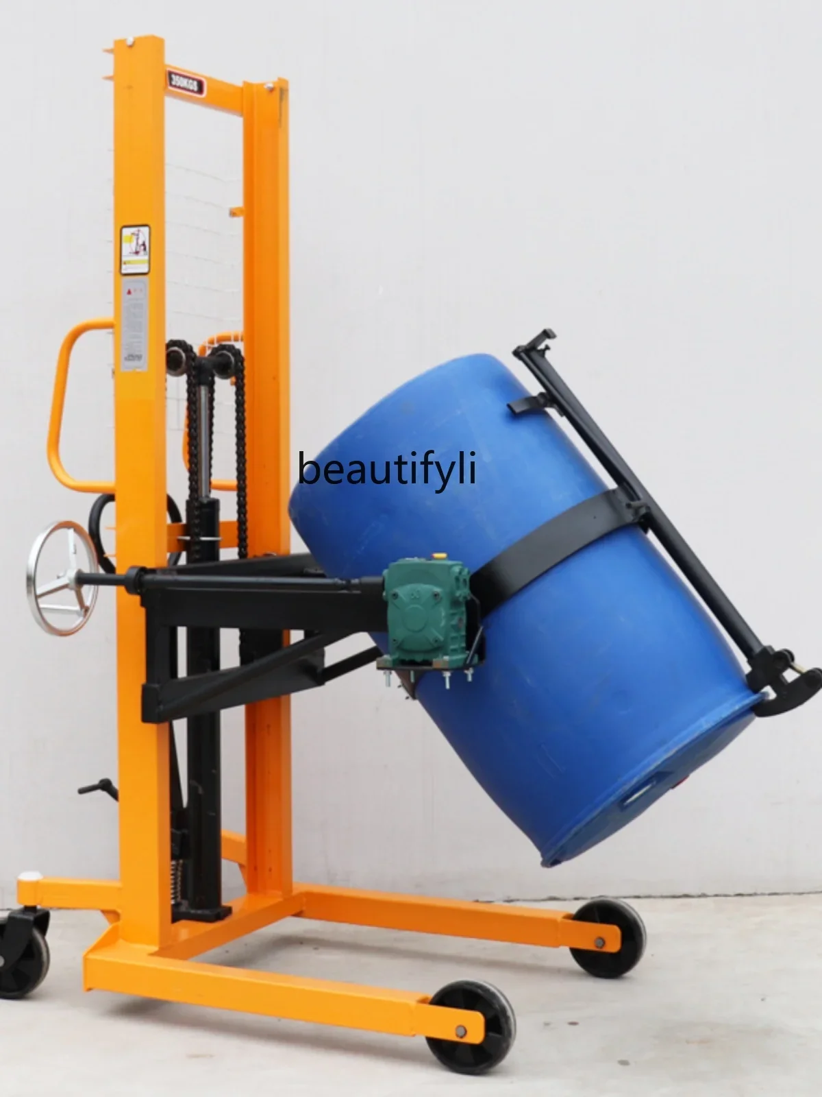 

LHY26 ss s8617Weighing Oil Drum Rise Olecranon round Barrel Stacker Handling Loader Iron Barrel Pouring Iron Plastic Universal F
