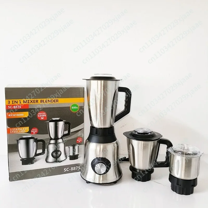 800W commercial desktop blender, 3-in-1 2L juicer, multi-function juicer