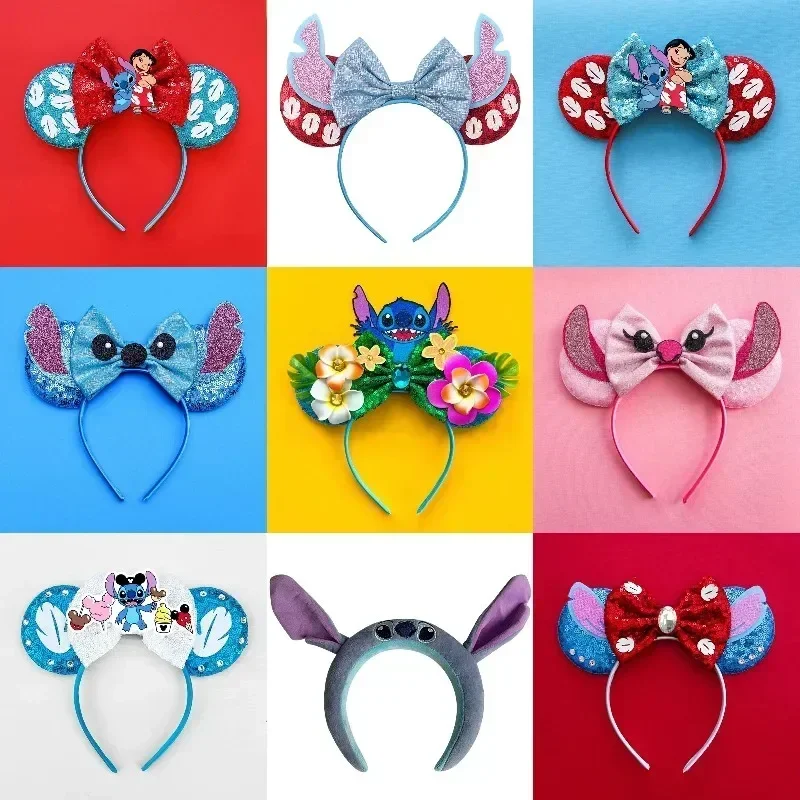 The Little Mermaid Headbands for Girls Crab Flounder Hair Accessories Women Disney Ariel Pearls Shell Ears Hairband Kids Cosplay