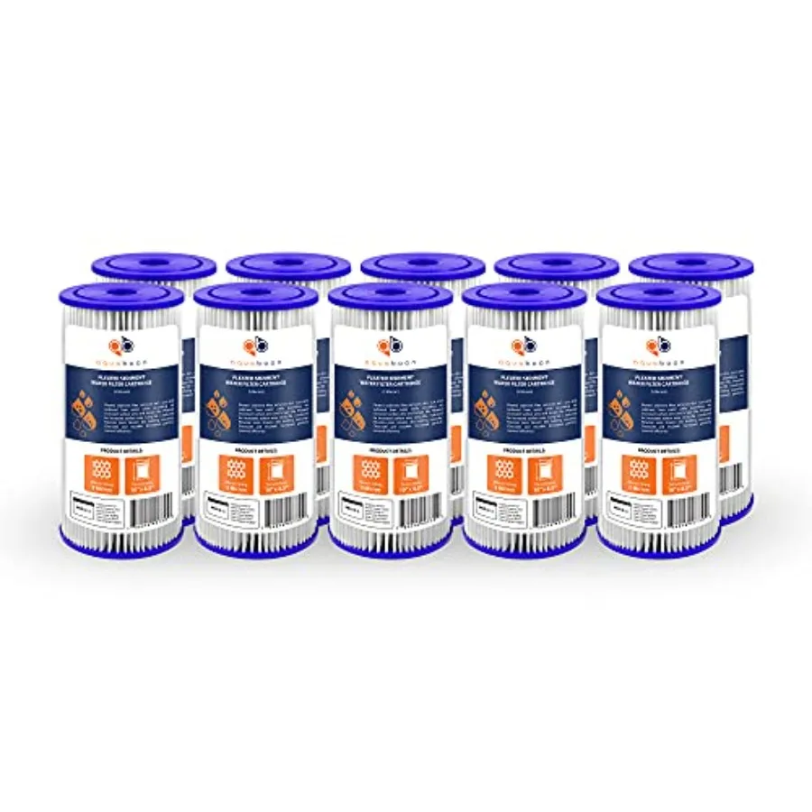

5 Micron Pleated Sediment Water Filter 10 x 4.5 Cartridge - Whole House Water Filter Replacement - Whole House Water Filters Ca