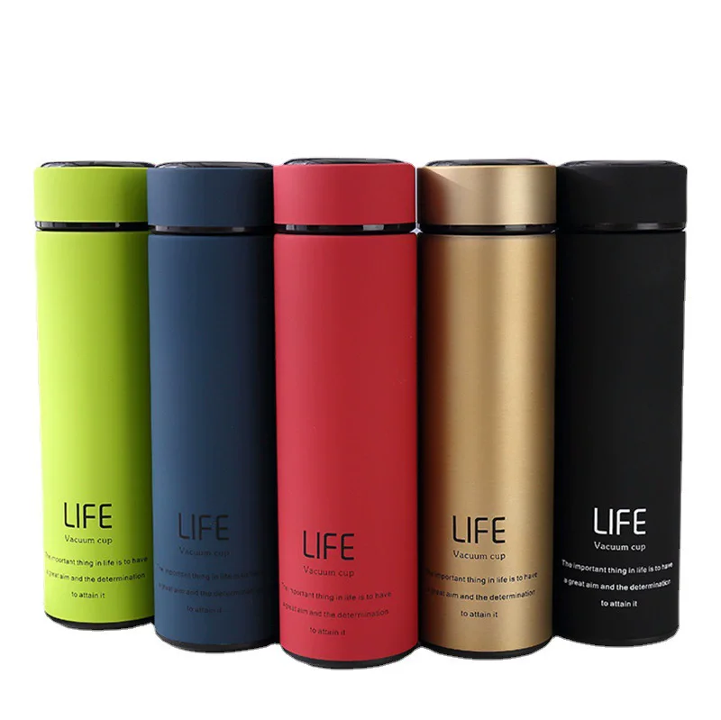 

1PC Thermos Keep Mug Coffee Cup Stainless Steel Milk Tea Mug Vacuum flask business Coffee Cups Seal Mass Tea Water Bottle NY 007