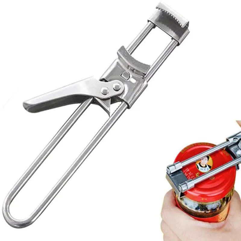 

Can Opener Adjustable Stainless Steel Non-Slip Multifunction Manual Jar Bottle Bottle Lid Opener Gadget Home Gadgets Accessories