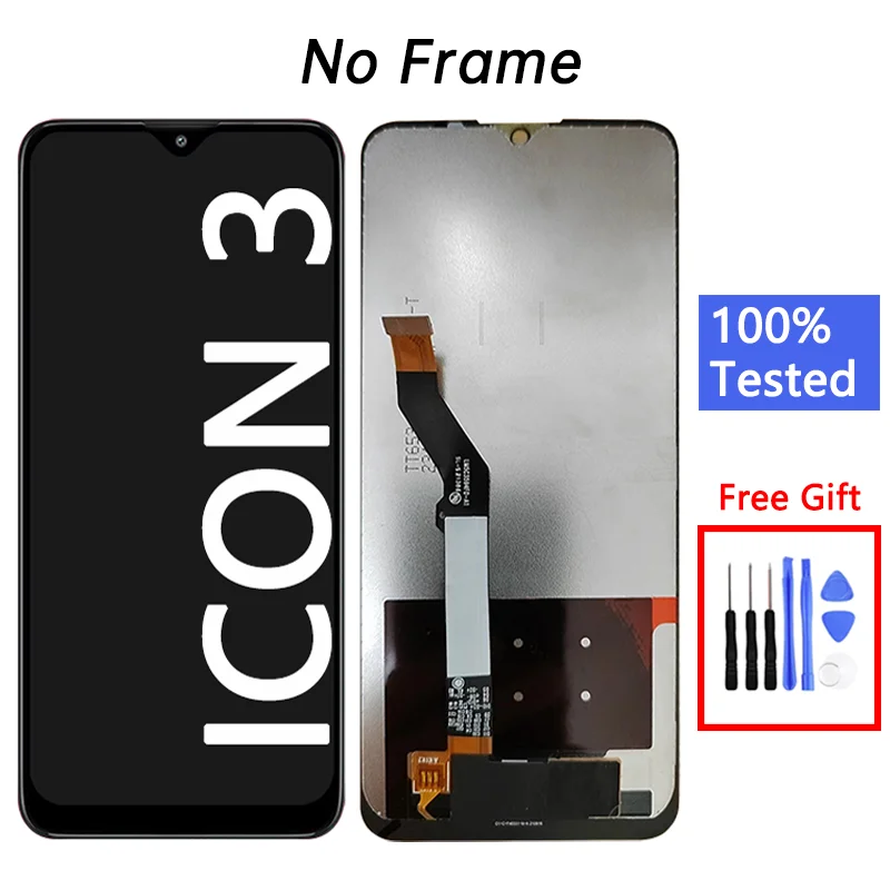 Mobile Phone Lcds For Cricket Icon 3 screen replacement Ercan for Cricket Icon 3 lcd display pantalla