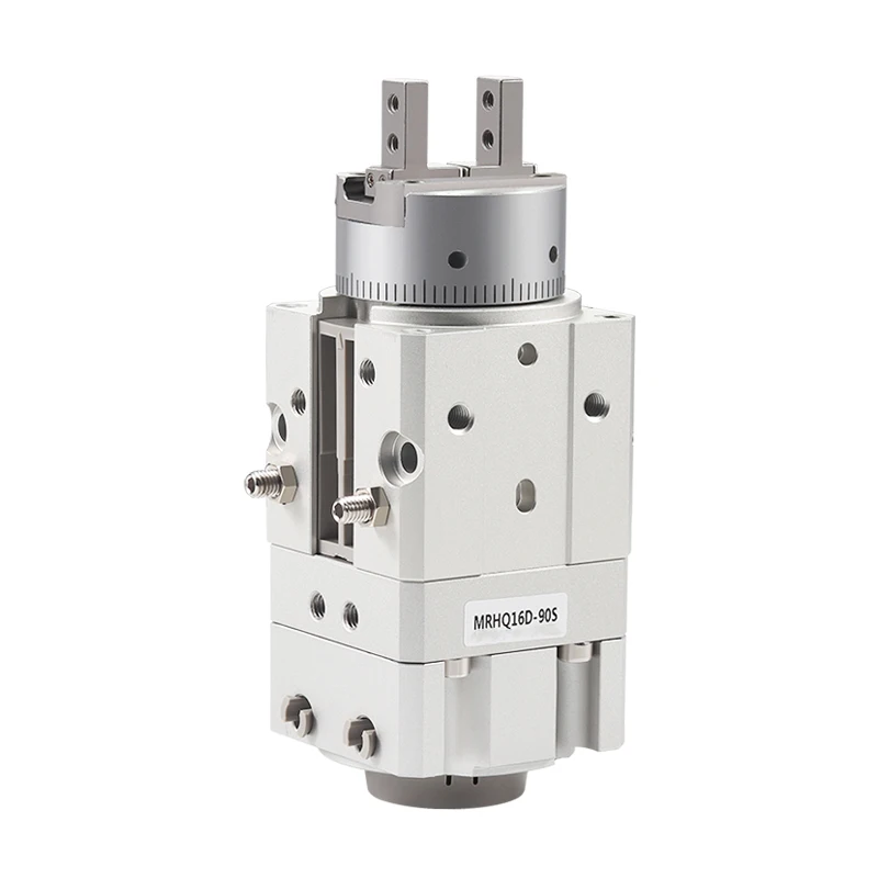 Électrovanne MRHQ10D-90S-N MRHQ16D-90S-N MRHQ20 MRHQ16 MRHQ25 Rotary Actuators Air Grippers Angular Air Pneumatic Cylinder Piston Cla Pneumatique — détail 2