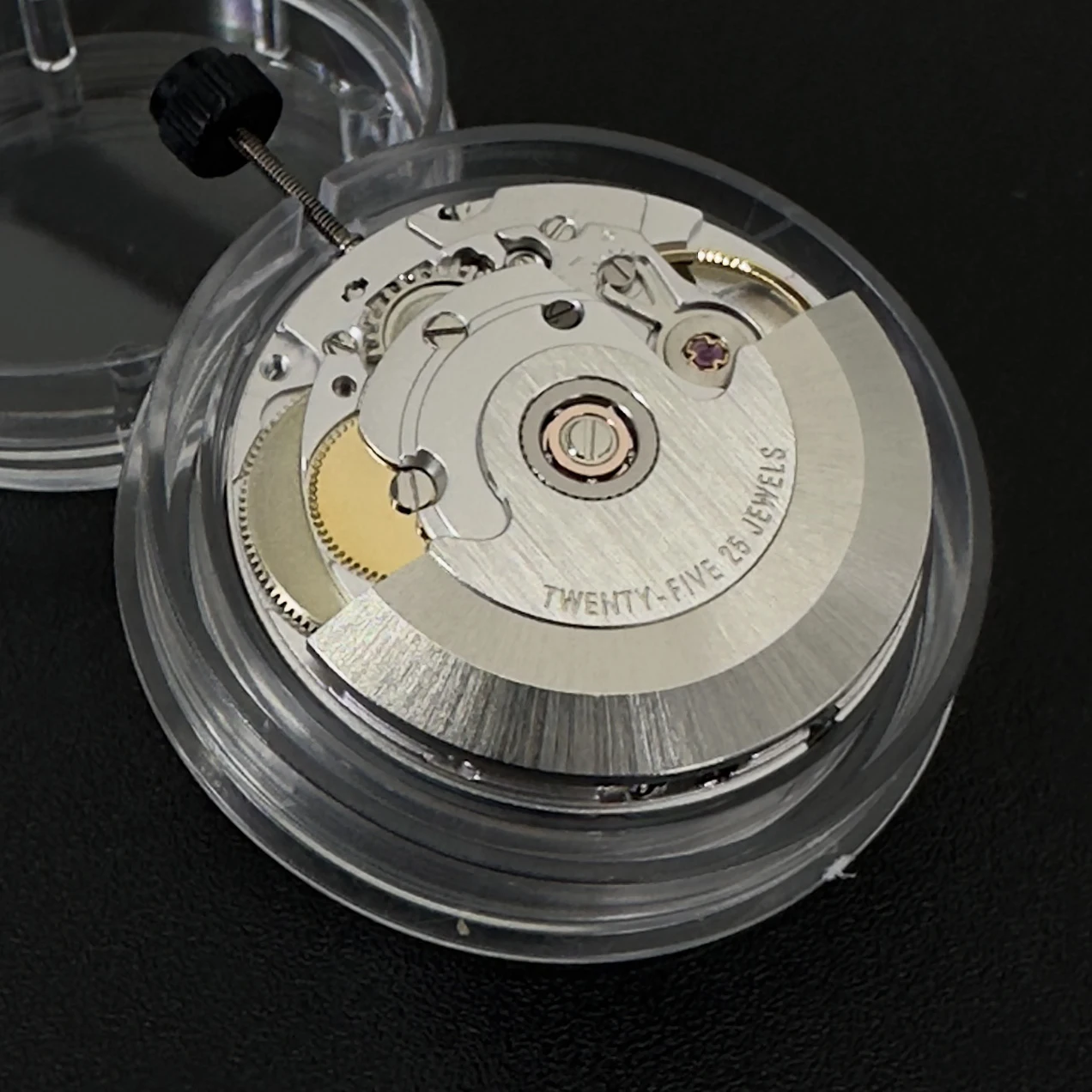 حركة ميكانيكية أوتوماتيكية أصلية H.K PT5000 نسخة ذهبية/فضية استنساخ علوي 2824-2 دقة عالية 25 جوهرة #2