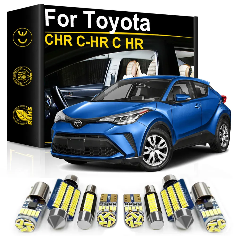 

Car Interior LED Light For Toyota CHR C HR C-HR 2018 2019 2020 2021 Tuning Accessories Canbus Map Dome Trunk License Plate Lamp