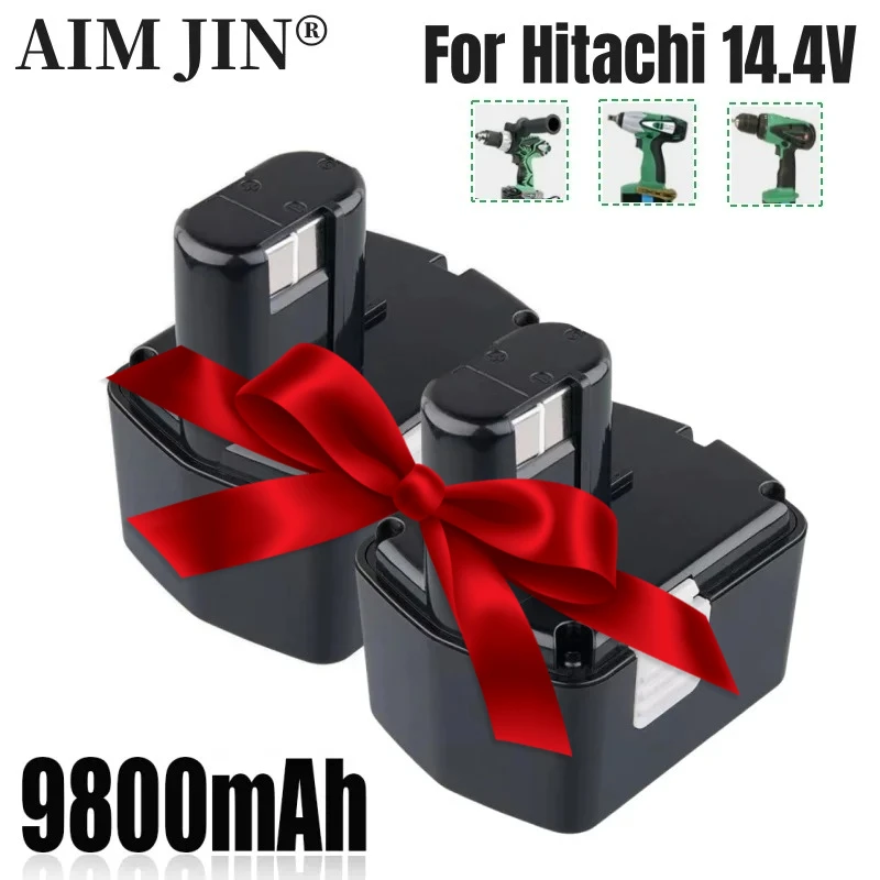 

Аккумулятор EB1412S EB1414S 14.4V 9800mAh Ni-MH, замена для беспроводных электроинструментов Hitachi EB1426H DS14DVF2 DS14DFL