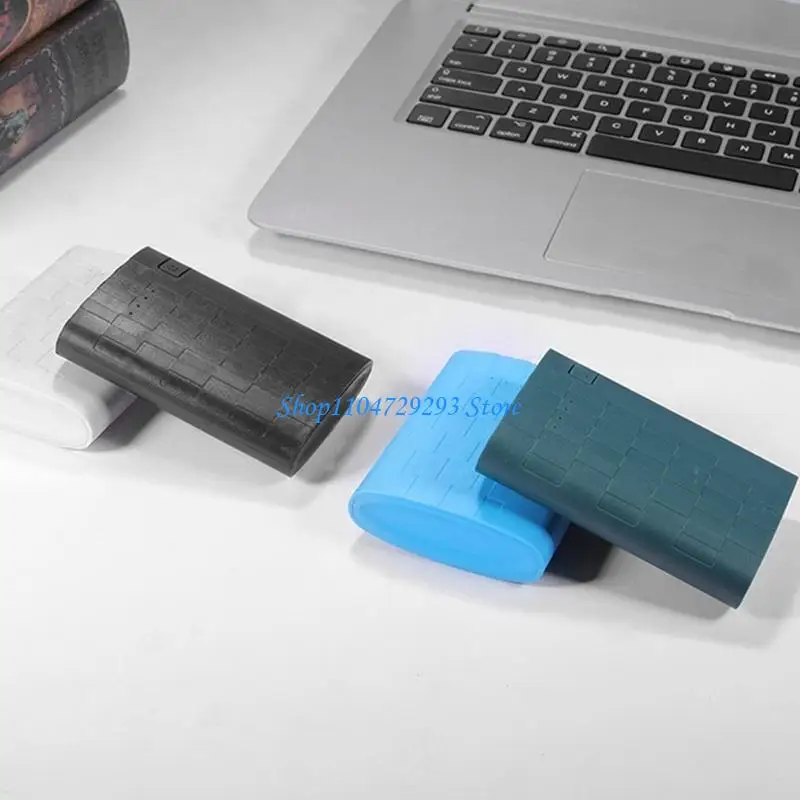 

Y2GD 18650 Battery Outer for Case Dual USB Output Ports Plastic for Shell Box Power B