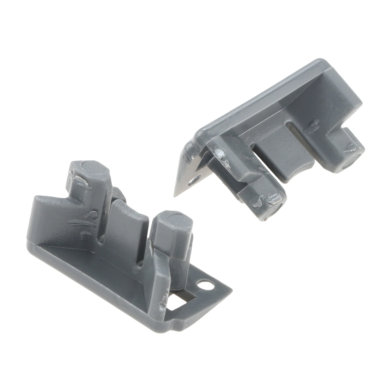 2pcs Dishwasher Rack Stop Clip W10195622 Upper Dishrack Slide Rail Rear Stop for Whirlpool/KitchenAid/Kenmore Replace AP4566222