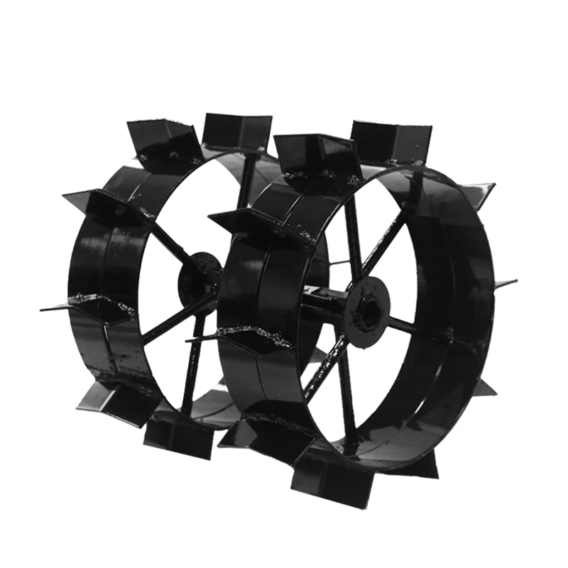 

Micro tiller iron wheel anti slip wheel accessories four-wheel drive rotary trenching and ridging thickening anti sinking