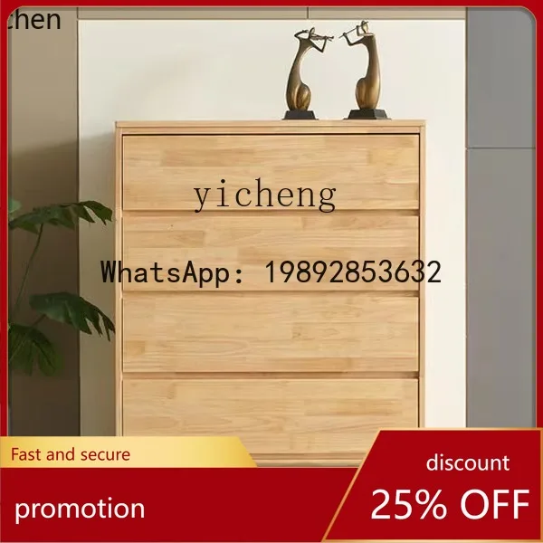 YFY Solid Wood Three Four Five Six Drawer Cabinet Storage Cabinet