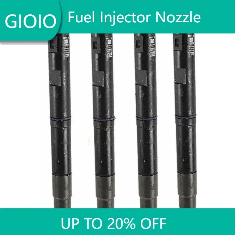 

4PCS 1100100-ED01 Diesel Fuel Injector 28231014 For Delphi Great Wall Hover V200 X200